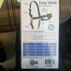 Easy Walk Harness brand new, black, size small